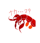 ヨコエビのスタンプ（個別スタンプ：8）