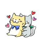 まったり猫さん（らぶらぶ）（個別スタンプ：38）
