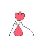 ゆるっとにわとりが一匹（個別スタンプ：3）