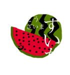 ゆるゆるたべものしりとり（個別スタンプ：4）