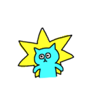 みずいろのねこ☆（個別スタンプ：38）