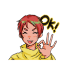 色彩男子（個別スタンプ：1）