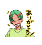 色彩男子（個別スタンプ：5）