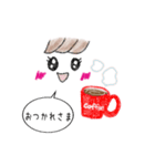 シンプルでかわいいスタンプ（個別スタンプ：9）