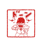 ハンコ型面白スタンプ（個別スタンプ：24）