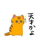 使える！仲良し猫のふわトラみけ（個別スタンプ：11）