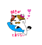 使える！仲良し猫のふわトラみけ（個別スタンプ：12）
