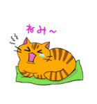 使える！仲良し猫のふわトラみけ（個別スタンプ：22）
