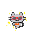 バイリンガルキャット（個別スタンプ：4）