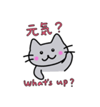 バイリンガルキャット（個別スタンプ：9）