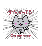 バイリンガルキャット（個別スタンプ：36）
