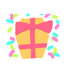 シンプルばーーーん（個別スタンプ：22）