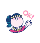 Pilialoha original フラガール（個別スタンプ：6）