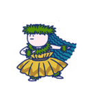 Pilialoha original フラガール（個別スタンプ：38）