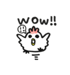 まあるいニワトリ（個別スタンプ：8）