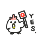 まあるいニワトリ（個別スタンプ：9）