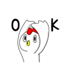 【ねぎま】ニワトリ（個別スタンプ：26）
