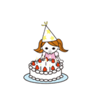 ぴゅーた・らびっと（個別スタンプ：3）
