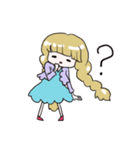 天真爛漫おさげちゃん(おんなのこ)（個別スタンプ：11）