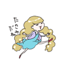 天真爛漫おさげちゃん(おんなのこ)（個別スタンプ：12）