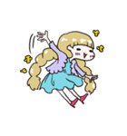 天真爛漫おさげちゃん(おんなのこ)（個別スタンプ：21）