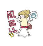 天真爛漫おさげちゃん(おんなのこ)（個別スタンプ：24）