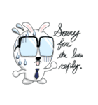 英語のスタンプ ウサポン（個別スタンプ：14）
