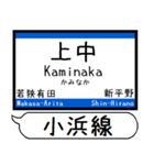 小浜線 舞鶴線 駅名 シンプル＆いつでも（個別スタンプ：12）