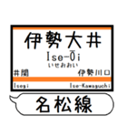 三重名松線 参宮線 駅名 シンプル＆いつでも（個別スタンプ：7）