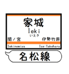 三重名松線 参宮線 駅名 シンプル＆いつでも（個別スタンプ：10）