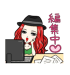 赤髪社長にゃんたん（SNS研究所所長）（個別スタンプ：7）