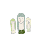 無表情な女子の日常（個別スタンプ：1）