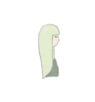 無表情な女子の日常（個別スタンプ：5）