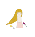 無表情な女子の日常（個別スタンプ：19）