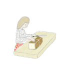 無表情な女子の日常（個別スタンプ：22）