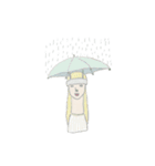 無表情な女子の日常（個別スタンプ：24）