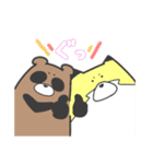 ネコさんとクマさん(ネコさん多め)（個別スタンプ：4）