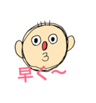 yellow hair family（個別スタンプ：10）