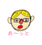 yellow hair family（個別スタンプ：31）