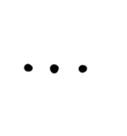 デカ文字のみ。シンプル イス ベスト。（個別スタンプ：19）