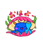海の浅瀬のウミウシくん（個別スタンプ：2）