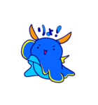 海の浅瀬のウミウシくん（個別スタンプ：13）