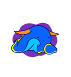 海の浅瀬のウミウシくん（個別スタンプ：19）