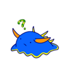 海の浅瀬のウミウシくん（個別スタンプ：24）