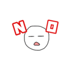 だるそうな人間(？)スタンプ（個別スタンプ：1）