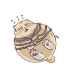 ガラスの上に座ったにゃん！（個別スタンプ：9）