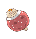 ガラスの上に座ったにゃん！（個別スタンプ：15）