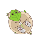 ガラスの上に座ったにゃん！（個別スタンプ：17）