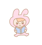 着ぐるみうさぎの日常スタンプ（個別スタンプ：24）