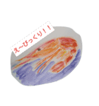 水彩色鉛筆で描いた北国の生き物たち（個別スタンプ：5）